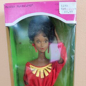 First Black Barbie 1979 Mattel Fashion Doll #1293 in Original Box